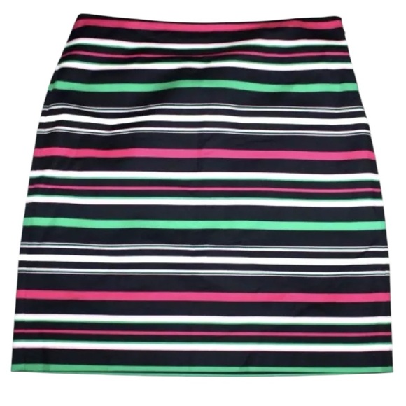Talbots Striped Multicolor Skirt 14 - Picture 1 of 3